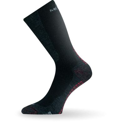 Шкарпетки чоловічі Lasting WSM, розмір S (34-37), Чорні