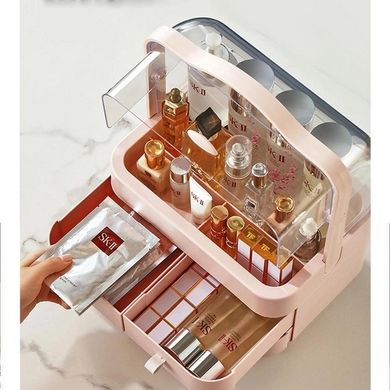 Органайзер для косметики настольный Cosmetics Storage Box LD-288 Pink