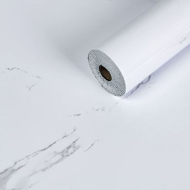 Виниловая плитка в рулоне Sticker Wall Белый мрамор SW-00001287 600 х 3000 х 2 мм