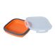 Контейнер для еды силиконовый Tiross TS-1413 складной Orange