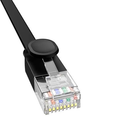 Сетевой кабель RJ45 Baseus CAT6 LAN Ethernet RJ45 плоский 20 м Black