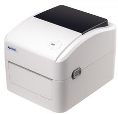 Термопринтер этикеток, наклеек и чеков Xprinter XP-420B 108мм USB, белый
