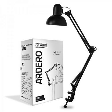 Настольный светильник на струбцине Ardero DE1430ARD E27 Black