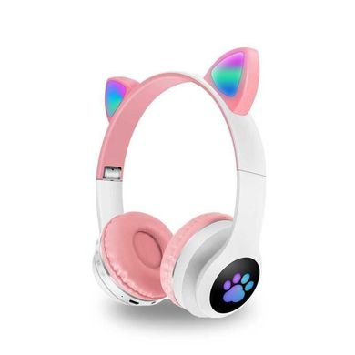 Навушники бездротові з вушками "CATear" MDR VZV-23M, Pink