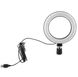 Кільцева світлодіодна лампа USB Ring Fill light 7325, 16 см, білий світ