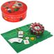 Набор для покера PO25544-4 на 240 фишек с номиналом в коробке
