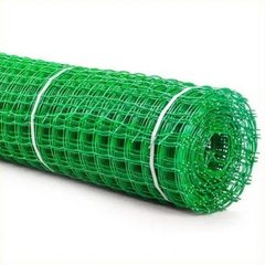 Сетка садовая пластиковая зеленая квадрат 50х50 мм размеры 1.0х20 м