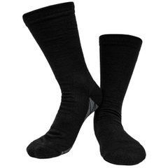 Шкарпетки з мериносової вовни Tribe Merino Light чорні 44/46