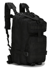 Рюкзак прочный для рыбалки, охоты, туризма Molle Assault A12 25 л, черный