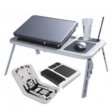 Подставка для ноутбука столик MHZ с двумя USB кулерами