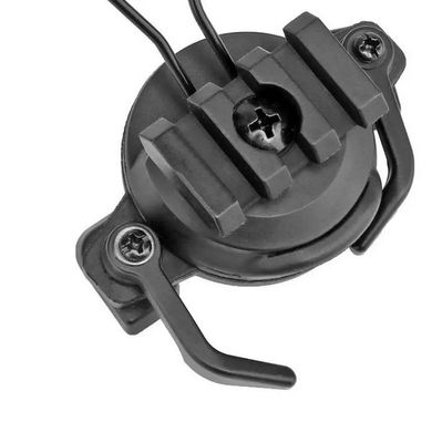 Кріплення для активних навушників адаптер на шолом 19-21 мм Olive