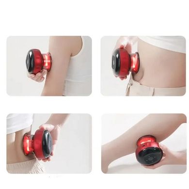 Антицелюлітний вакуумний масажер Cupping Massage Instrument 8857 Black/Red