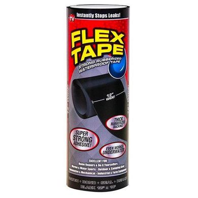Водонепроницаемая лента скотч Flex Tape 5517, 30х150 см Черная