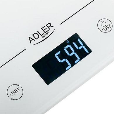 Ваги електронні кухонні Adler AD 3170 білі