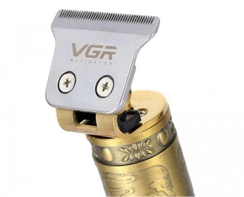 Машинка для стрижки профессиональная VGR V-085 7897 золотистая