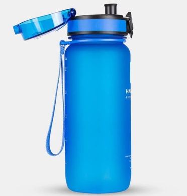 Багаторазова спортивна пляшка для води Harmony 650 мл, ударостійка, блакитна