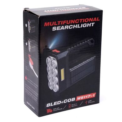 Фонарик аккумуляторный светодиодный Multifuctional Searchlight W5117 с зарядкой от USB