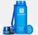 Многоразовая спортивная бутылка для воды Harmony 650 мл, ударопрочная, голубая
