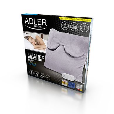 Электрогрелка подушка Adler AD-7403, 38 x 38 см Gray
