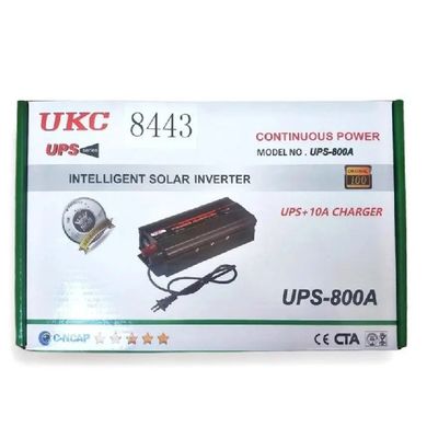Инвертор из 12В в 230В с зарядкой UKC UPS 800W 8443