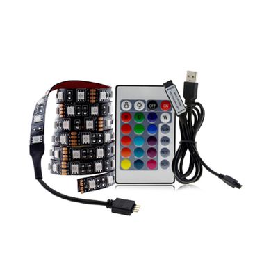 Світлодіодний стрічка з пультом UKC 5050 RGB, 2м