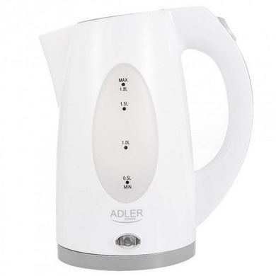Електричний чайник 1.8 л Adler AD 1208 білий