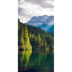 Настінний обігрівач-картина Shine "Гірське озеро" 100 х 50 см 215 Вт