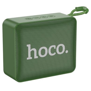 Портативна Bluetooth колонка Hoco Gold brick BS51 Green