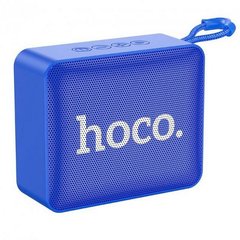Беспроводная портативная блютуз колонка Hoco Gold brick BS51 Blue