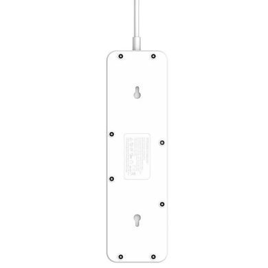 Сетевой удлинитель c USB Ldnio SC5415 3USB Type-C 5 розеток 2 м White