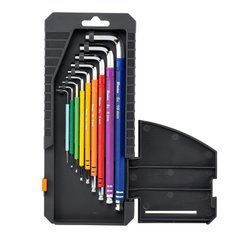 Набор шестигранных ключей Bradas DIY-HKB62-EL/BOX шаровидный наконечник HX 1,5-10 мм 9 шт.