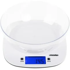 Весы кухонные электронные с чашей Mesko MS-3165 White