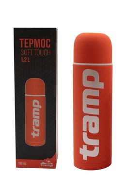 Термос для рыболовлі Tramp Soft Touch 1,0 л помаранчевий