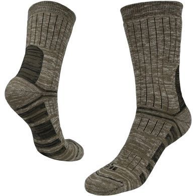 Шкарпетки з конопляної тканини Tribe Winter Hemp оливкові меланж 43-46