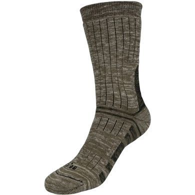 Шкарпетки з конопляної тканини Tribe Winter Hemp оливкові меланж 43-46