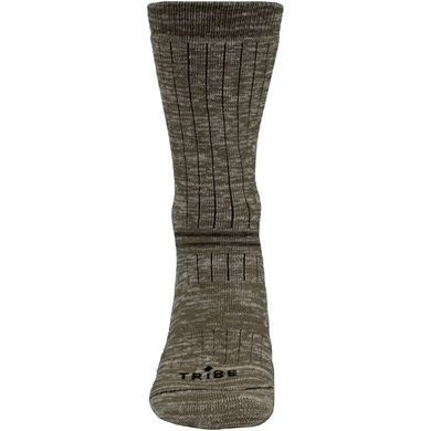 Шкарпетки з конопляної тканини Tribe Winter Hemp оливкові меланж 43-46