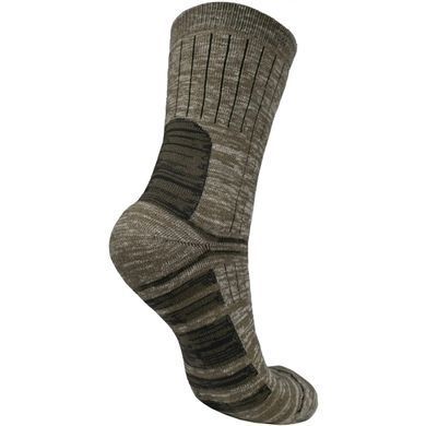 Шкарпетки з конопляної тканини Tribe Winter Hemp оливкові меланж 43-46