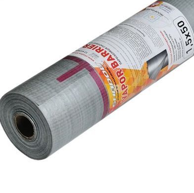 Пароізоляційна мембрана для покрівлі Shadow 60 г/м&sup2; 1,5 х 50 м grey