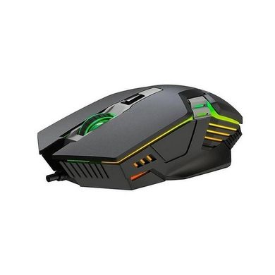 Мишка геймерська провідна XTRIKE ME GM-110 з підсвіткою RGB Black