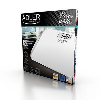 Ваги для підлоги електронні Adler AD 8164 до 180 кг білі