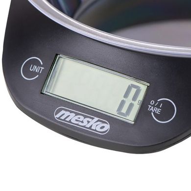 Кухонные весы с чашей Mesko MS 3164 черные