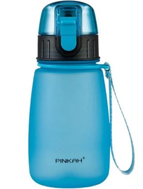 Пляшка для води пластикова Pinkah TRITAN Sports PJ-748T, 460 мл, BPA Free, синя з чорним