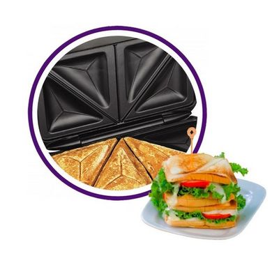 Бутербродница для треугольных сендвичей MAGIO МG-360N
