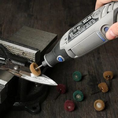Набір полірувальних насадок 25 мм для гравера дремеля Dremel 25 шт