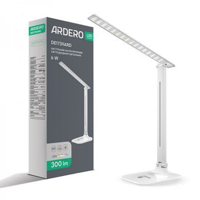 Світильник настільний на акумуляторі Ardero DE1739ARD 6 Вт white