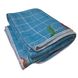 Электропростынь полуторная Electric blanket 5714, голубая с вишнями 150х160 см