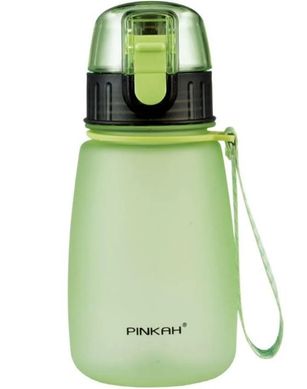 Фітнес-пляшка Pinkah TRITAN Sports PJ-748T, 460 мл, BPA Free, зелена з чорним