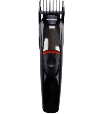 Машинка для стрижки волос беспроводная 5 в 1 Gemei GM 853, 6 насадок, черная