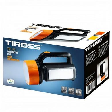 Акумуляторний ліхтар світлодіодний Tiross TS-1981 Black