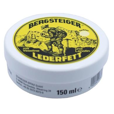 Влагоотталкивающее средство для обуви Hey-Sport Bergsteiger-Leather-Grease 150 ml Сolourless (20880000)